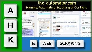 Automating Exporting of Data