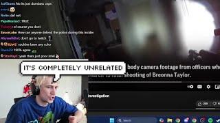 xQc says The Killing of Breonna Taylor Has "Nothing to do with Racism"