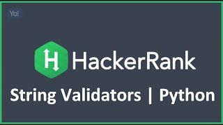 String Validators | HackerRank Solution in Python