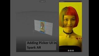 How to add Picker UI in spark AR? | Picker UI | Filters | Spark AR Studio | Beginners Tutorials |