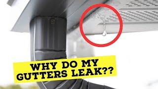 Why Is Water Leaking Behind My Rain Gutter?