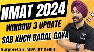 Big Update - Change In NMAT Paper Pattern | NMAT Exam 2024 Window 3 Update #nmatanalysis