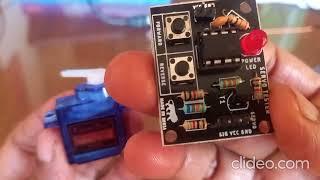 Testing of servo  motor SG90 using servo tester method and arduino method