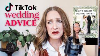 TERRIBLE Wedding Advice from TikTok?! | Wedding Planner REACTS