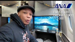 ANA 777-300 First Class "The Suites"  Flight Review (Chicago - Tokyo)