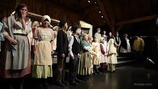 Fiddler on the Roof Westben Theatre rehearsal