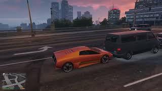 Grand Theft Auto V - Gameplay PC HD (Exploring the city)