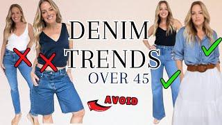 6 Denim trends to embrace this fall  (Over 45) and 6 to ditch! 