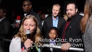 Miles Brown, Nelson Diaz, and Ryan O'Quinn Interview at WOODLAWN Film Premiere