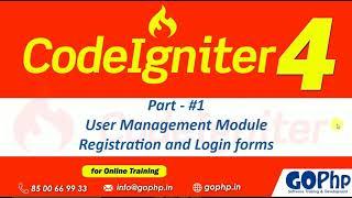 #30 Create Register and Login forms | CodeIgniter 4 Tutorials