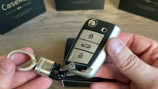 Силиконовый чехол для ключа Volkswagen, Skoda, Seat, ключ №2, casekey