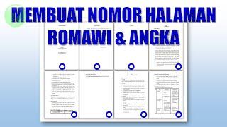 Cara Membuat Nomor Halaman Berbeda dalam Satu Dokumen