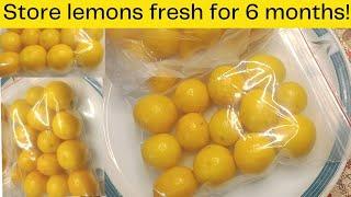 How to store lemons for a long time | Ramadan Prep series!