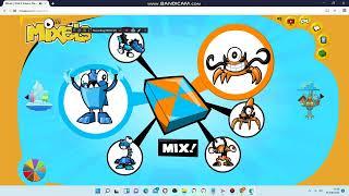 Messing around with the Mixels Website Episode 6: Mixing (Frosticons) - All Series 2 Mixels