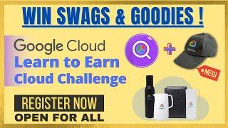 Qwiklabs: Learn to Earn Cloud Challenge | Google Cloud FREE SWAGS & GOODIES #FreeSwags #GoogleCloud