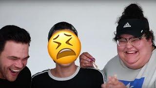 ELIJAH AND CHRISTINE DO MY MAKEUP!