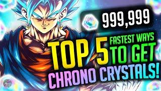 (Dragon Ball Legends) ALL WORKING METHODS! 5 FASTEST WAYS to FARM CHRONO CRYSTALS! How To GET FAST!