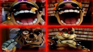 Five Nights At Wario's: Cabin Fever | All Jumpscares! (Chapter 1 + 2)