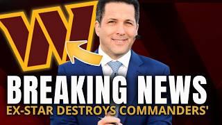  URGENT! EX-STAR DESTROYS COMMANDERS' NEW SIGNING| Washington Commanders News