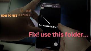 Fix: use this folder in Android! RS file manager...