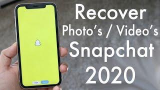 How To RECOVER Snapchat Photos / Video's / Chats! (2020)