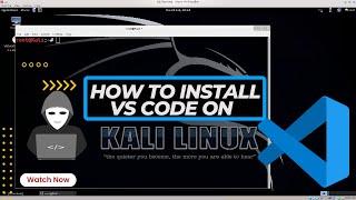 How to Install Vs Code on Kali Linux 2023 || Quick & Easy
