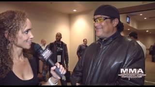 UFC 126: Steven Seagal Says He Taught Anderson Silva "That Kick"