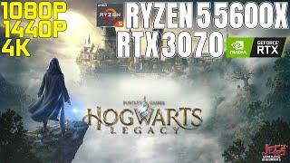 Hogwarts Legacy | Ryzen 5 5600x + RTX 3070 | 1080p, 1440p, 4K benchmarks!