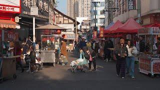 [4K HDR] Walking tour of China county town. Anshun, Guizhou