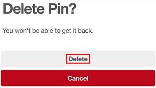 HOW TO DELETE SAVED PINS ON PINTEREST