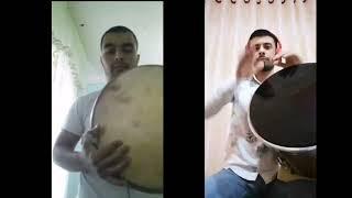 New creation Doira & Shaxa Dhol playing.Amazing Sound  {doira bazm}  #doira #dhol #nagara #drums