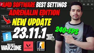 AMD Adrenalin Edition New update 23.11.1 (2023 FOR Best Setting Gaming)