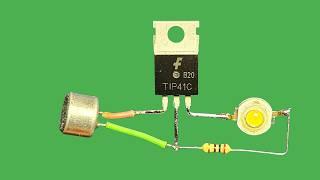 Simple Clap Switch Circuit Using Transistor - Clap Unlock