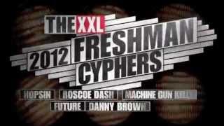 Hopsin, Roscoe Dash, Machine Gun Kelly, Future and Danny Brown Cypher - 2012 XXL Freshman Part 1