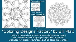 Preview of "Coloring Designs Factory" by Bill Platt