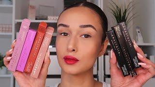 NEW ABH LIP STAIN & BROW PEN | Swatches & Tutorial