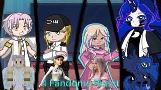 4 Fandoms React | Turquoise Edition | Part 3/4 | Gacha Life 2