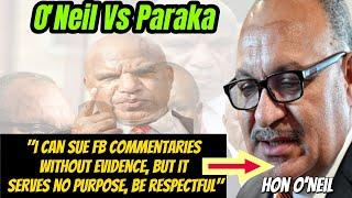 O'Neil talks about his involvement in the Paraka Saga