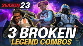 Top 3 LEGEND COMBOS for Season 23 - BROKEN TEAM COMPS to ABUSE - Apex Legends S23 Guide