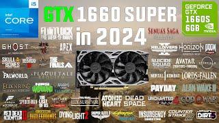 GTX 1660 SUPER Test in 60 Games in 2024