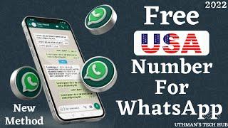 How To Get Free USA  Number For WhatsApp Verification 2023| Free US WhatsApp 2023