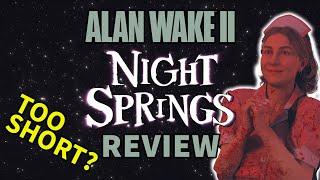 Alan Wake 2: Night Springs Review - Worthy DLC or Empty Fan Service?