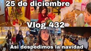 25 de diciembre /así despedimos la navidad /los lleve a patinar en hielo / mamá de tres