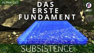 01 -  Das erste Fundament - Subsistence Lets Play Deutsch RaanEnaris