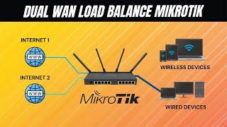 Mikrotik dual wan and load balance 2024