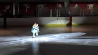 Danielle  ice Skating to I won't cry (alice in wonderland) June 2010