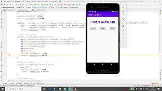 RECORD AUDIO, SAVE AUDIO AND PLAY RECORDED AUDIO - ANDROID KOTLIN