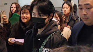 Lee Chan (Seventeen Dino 디노) arrival @ Charles de Gaulle Airport for the Paris Fashion Week