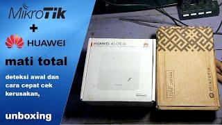 Unboxing Broken Mikrotik dan GSM Modem