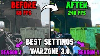 BEST PC Settings for Warzone 3 SEASON 1! (Optimize FPS & Visibility)